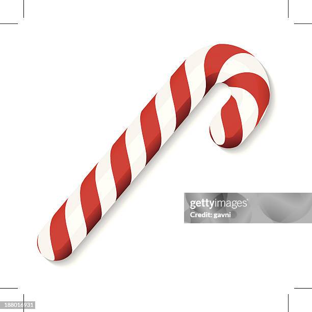 candy cane - peppermint stock illustrations
