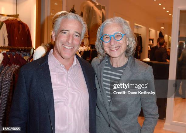 Of Tommy Hilfiger Gary Sheinbaum and Dr. Jane Aronson attend the Tommy Hilfiger Celebrates Opening of New Garden State Plaza Store event at Garden...