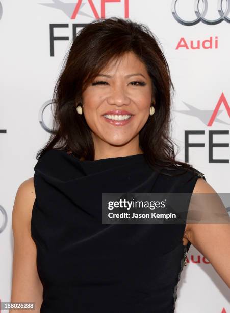 Host Julie Chen attends the AFI FEST 2013 presented by Audi closing night gala screening of "Inside Llewyn Davis" at TCL Chinese Theatre on November...