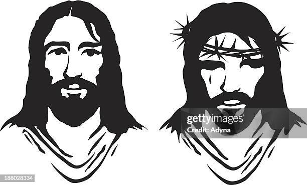 illustrations, cliparts, dessins animés et icônes de jesus - jésus christ