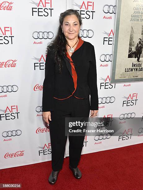 Actress Robin Bartlett attends the AFI FEST 2013 presented by Audi closing night gala screening of "Inside Llewyn Davis" at TCL Chinese Theatre on...