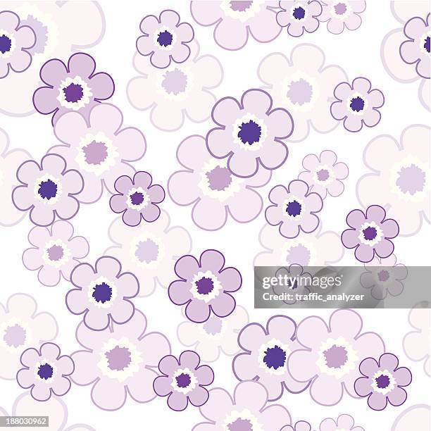 seamless floral background - flores stock illustrations