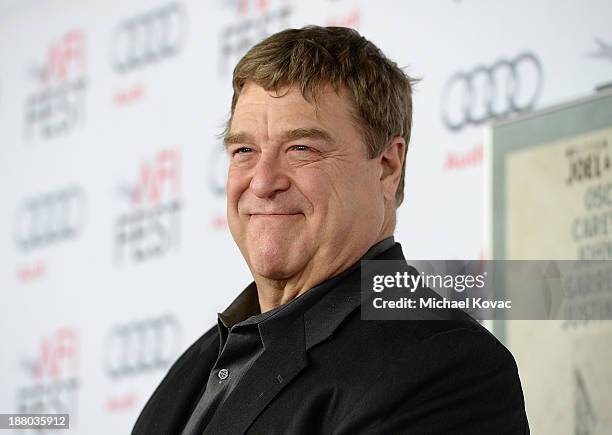 Actor John Goodman attends the AFI FEST 2013 presented by Audi closing night gala screening of 'Inside Llewyn Davis' at TCL Chinese Theatre on...