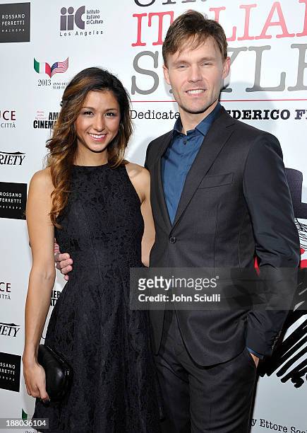 Elissa Shay and Scott Haze attends Cinema Italian Style 2013 "The Great Beauty" opening night premiere at the Egyptian Theatre on November 14, 2013...