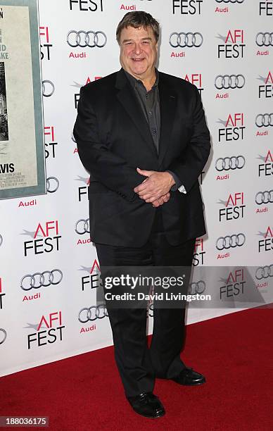 Actor John Goodman attends the AFI FEST 2013 presented by Audi Closing Night Gala Screening of "Inside Llewyn Davis" at the TCL Chinese Theatre on...