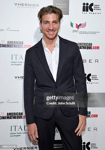 Alan Capelli attends Cinema Italian Style 2013 "The Great Beauty" opening night premiere at the Egyptian Theatre on November 14, 2013 in Hollywood,...