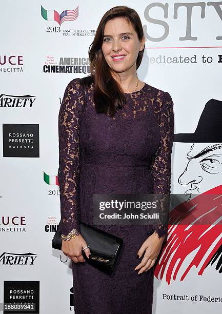 Gisella Marengo attends Cinema Italian Style 2013 "The Great Beauty" opening night premiere at the Egyptian Theatre on November 14, 2013 in...