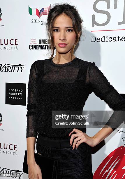 Kelsey Chow attends Cinema Italian Style 2013 "The Great Beauty" opening night premiere at the Egyptian Theatre on November 14, 2013 in Hollywood,...
