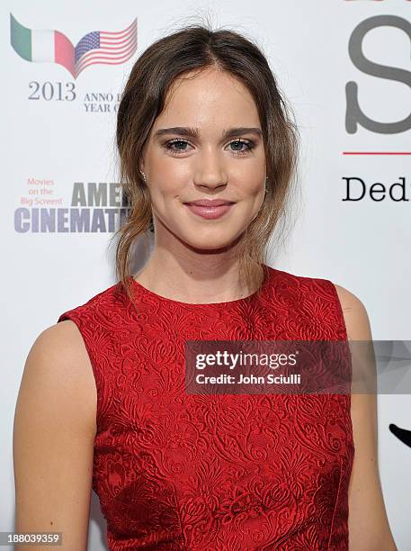Matilda Lutz attends Cinema Italian Style 2013 "The Great Beauty" opening night premiere at the Egyptian Theatre on November 14, 2013 in Hollywood,...