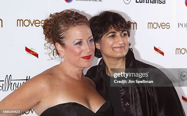 Author Jodi Picoult and Moves Magazine publisher Moonah Ellison attend the New York Moves Magazine's 10th Anniversary Power Women Gala at the Grand...