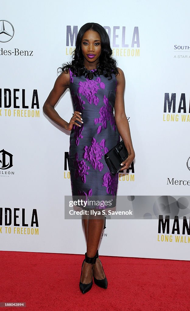 New York Premiere Of "Mandela: Long Walk To Freedom" Hosted By The Weinstein Company, Yucaipa Films & Videovision Entertainment - Arrivals