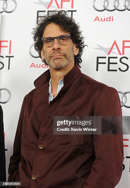 Director/writer/producer Joel Coen attends the AFI Premiere Screening of "Inside Llewyn Davis" at TCL Chinese Theatre on November 14, 2013 in...