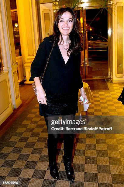 Peri Cochin attends the 50th Anniversary party of Stephane Bern, called "Half a century, it's party", celebrated at Angelina on November 14, 2013 in...