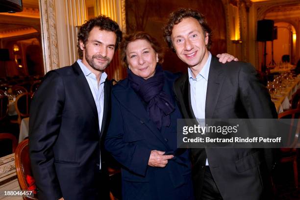 Architect Cyril Vergniol, Francoise Dumas and Stephane Bern attend the 50th Anniversary party of Stephane Bern, called "Half a century, it's party",...