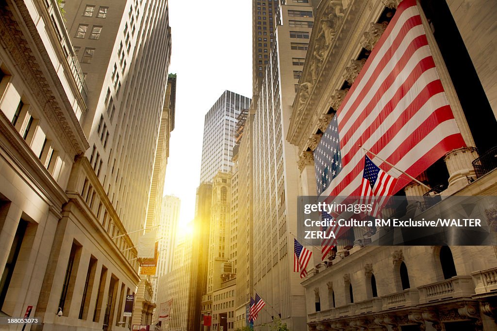 New York stock exchange, wall street, New York, USA