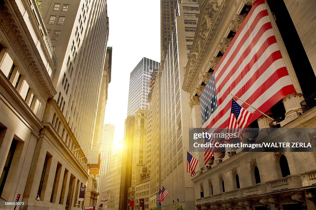 New York stock exchange, wall street, New York, USA