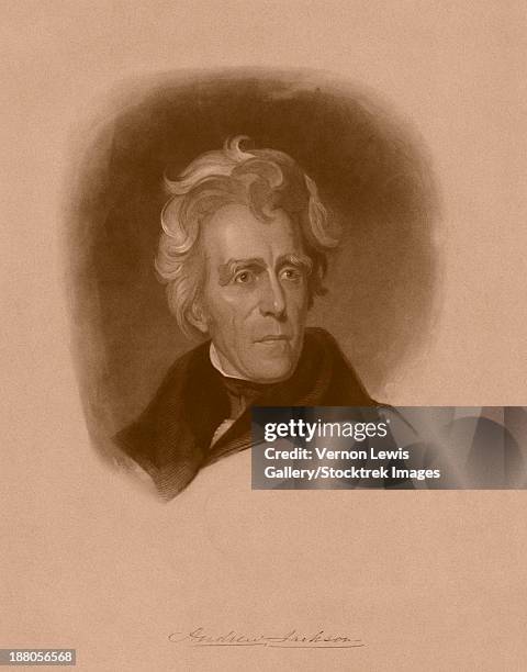 Andrew Jackson Rip Signature Of Andrew Jackson Photos and Premium High Res Pictures ...