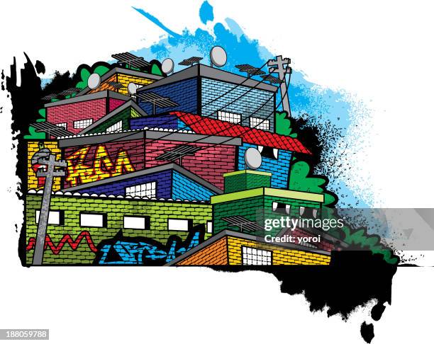 slum - slum vector stock illustrations