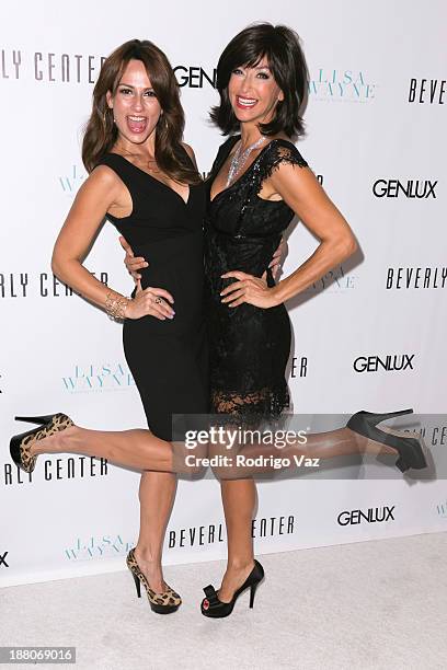 Actresses Patrica Kara and Sofia Milos attend as Genlux cover girl Lisa Vanderpump hosts the magazine's new issue launch party on November 14, 2013...