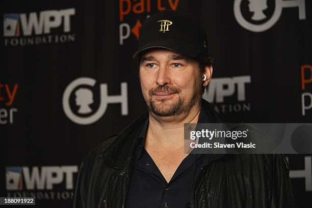 Phil Hellmuth attends The Children's Hospital Of Philadelphia & World Poker Tour "All In" For Kids Poker Tournament at Mandarin Oriental Hotel on...