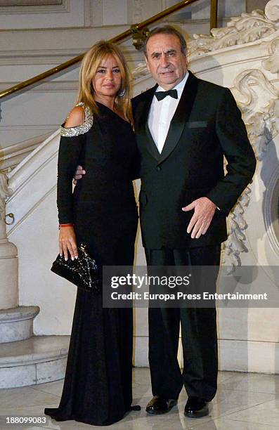 Begona Garcia Vaquero and Pedro Trapote attend the Ralph Lauren Dinner Charity Gala at Casino Madrid on November 14, 2013 in Madrid, Spain.