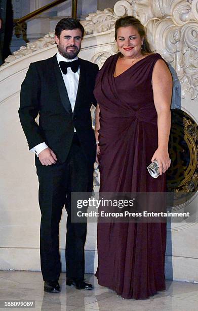 Caritina Goyanes and Antonio Matos attend the Ralph Lauren Dinner Charity Gala at Casino Madrid on November 14, 2013 in Madrid, Spain.