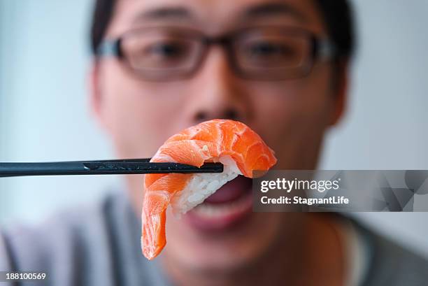 sashimi - focus on foreground food stock pictures, royalty-free photos & images