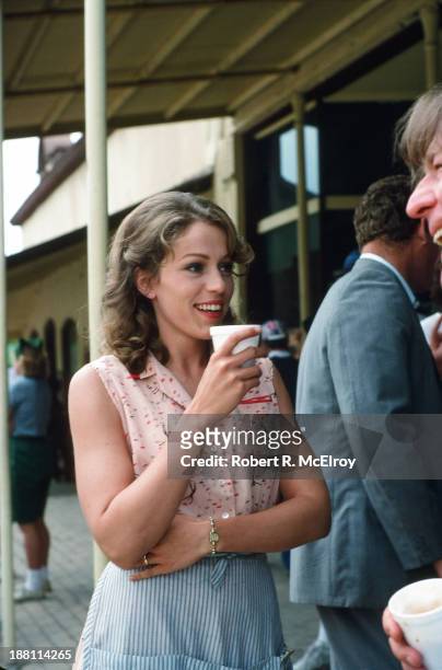 American actress Frances McDormand and British director Alan Parker on the set of their movie 'Mississippi Burning', Braxton, Mississippi, May 6,...