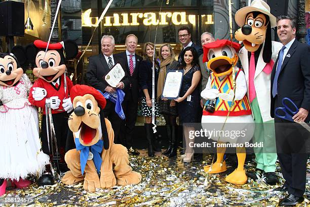 Councilmember, 4th District Tom LaBonge, Central Area Representative Kimberly Rodriguez and President and CEO of the GhirardelliAE Chocolate Company...