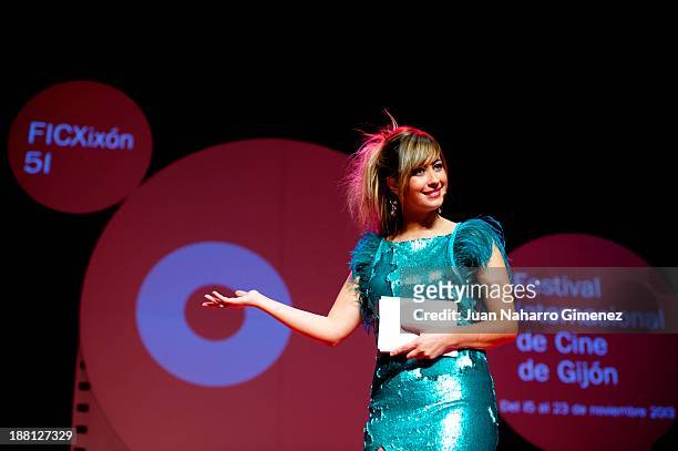 Ines Paz attends 51st Gijon International Film Festival opening ceremony at Teatro Jovellanos on November 15, 2013 in Gijon, Spain.