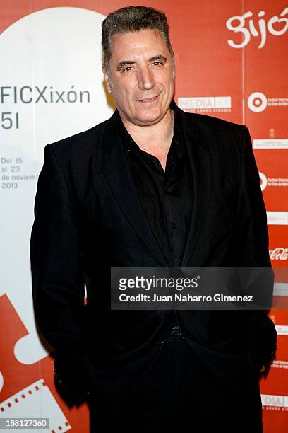 Loquillo attends 51st Gijon International Film Festival opening ceremony at Teatro Jovellanos on November 15, 2013 in Gijon, Spain.