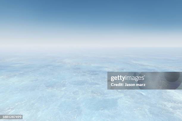 frozen lake surface - lake baikal stock pictures, royalty-free photos & images