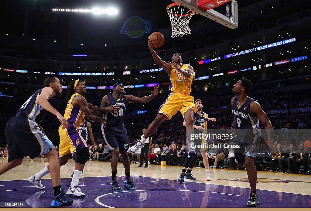 Memphis Grizzlies v Los Angeles Lakers