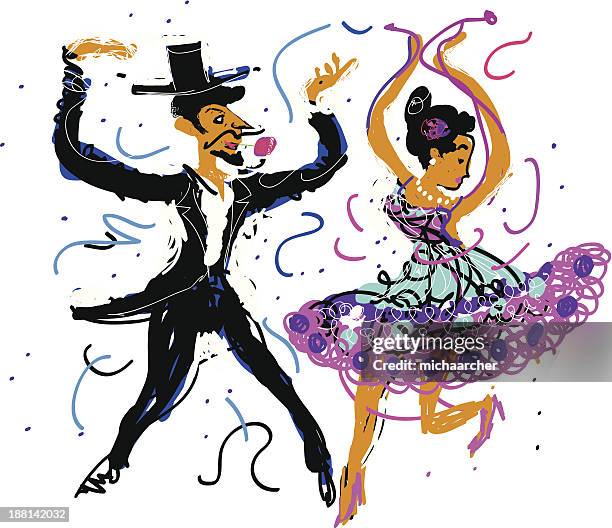 flamenco dancers - flamenco dancer stock illustrations