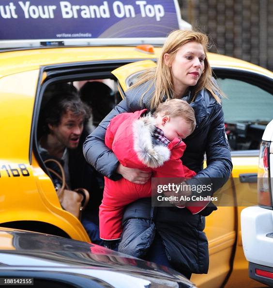 Cyrus Dancy Claire Danes, Cyrus Michael Christopher Dancy and Hugh Dancy are seen ...