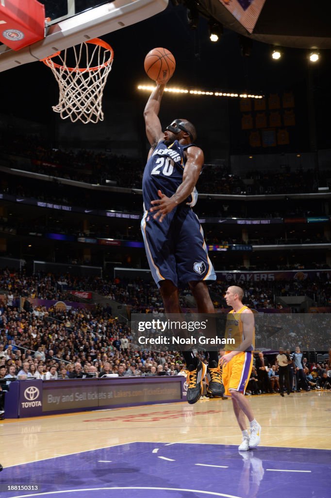 Memphis Grizzlies v Los Angeles Lakers