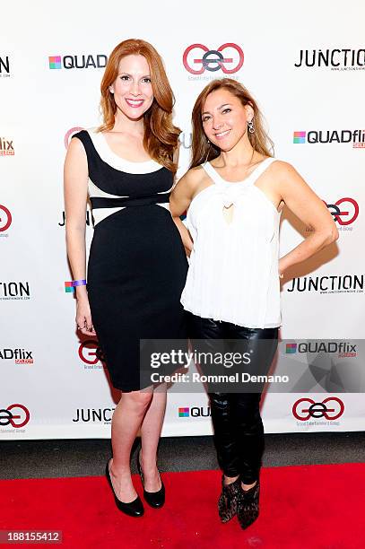 Sharon Maguire and Summer Crockett Moore attend the "Junction" New York Premiere at Bar 13 on November 15, 2013 in New York City.