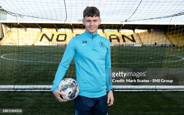 James Penrice during a Livingston press conference at the Tony Macaroni Arena, on December 28 in Livjngston, Scotland.
