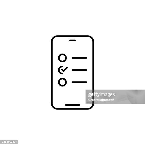online form filling line icon with editable stroke. the icon is suitable for web design, mobile apps, ui, ux, and gui design. - understand customer stock illustrations