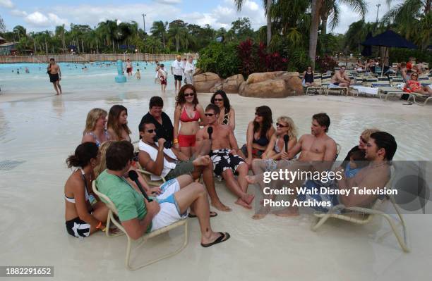 Lake Buena Vista, FL Tyler Christopher, Kamar De Los Reyes, Jacob Young, Greg Vaughan, Justin Bruening on location at Typhoon Lagoon, at Walt Disney...