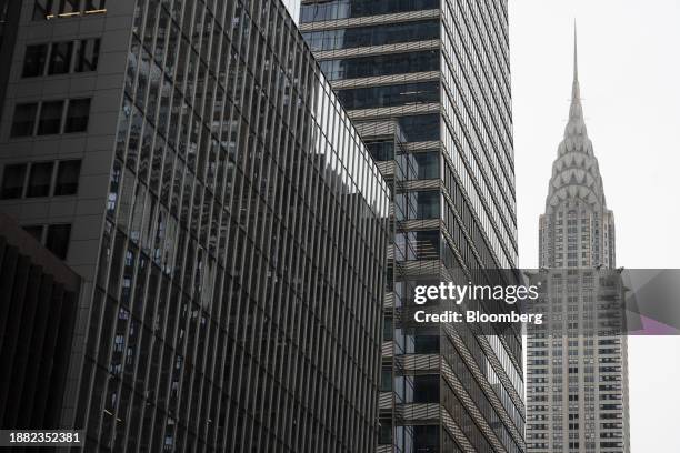 The Chrysler Building in New York, US, on Wednesday, Dec. 27, 2023. European property giant Signa Holding is in talks to potentially sell its stake...