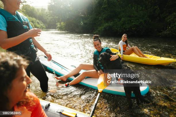 my paddle pal - canoeing and kayaking stock pictures, royalty-free photos & images