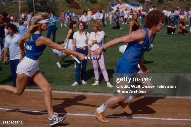 Heather Thomas Battle Of The Network Stars 120 Heather Thomas 1983 Stock Photos, High-Res Pictures, and Images