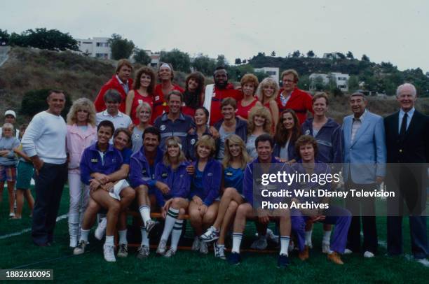 Howard Cosell, Geoffrey Scott, William R Moses, Mr T, Robert Conrad, David Hugh Kelly, William Devane, Joan Van Ark, Donny Most, Donna Mills, Ben...