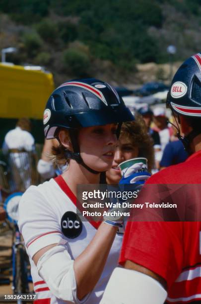 Mary Cadorette appearing on the ABC tv special 'Battle of the Network Stars XIV', at Pepperdine University.