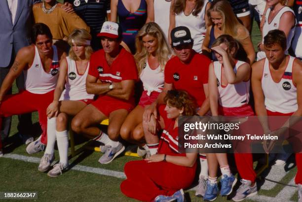 William Shatner, Douglas Barr, Mary Cadorette, Tony Danza, Tony Lo Bianco, Heather Locklear, Tracy Scoggins, Brenda Vaccaro appearing on the ABC tv...