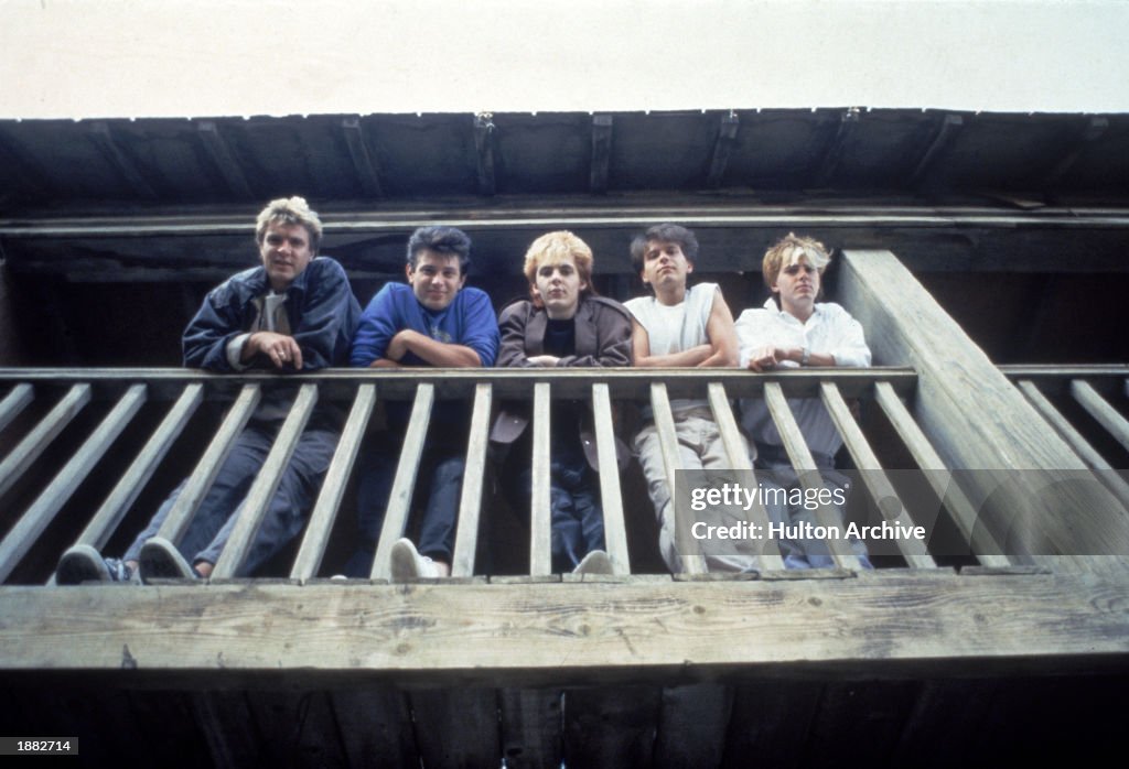 Duran Duran Posing On Balcony