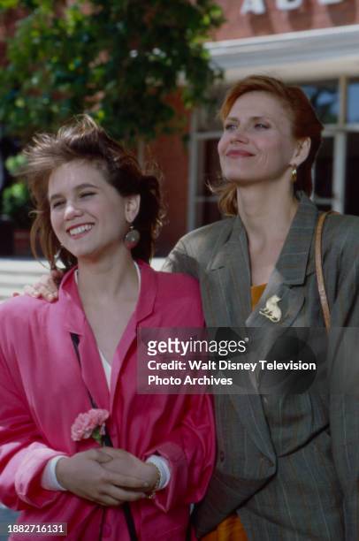 Tracey Gold, Cindy Pickett appearing in the ABC tv series 'ABC Afterschool Specials', episode 'A Question About Sex'.