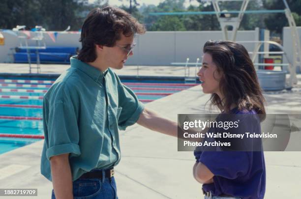 Christopher Daniel Barnes, Lisa Dean Ryan promotional photo for the ABC tv series 'ABC Afterschool Specials', episode 'Testing Dirty' aka 'Drug...