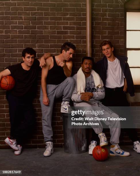 Los Angeles, CA Tom O'Brien, Saul Rubinek, Ted Wass, Ving Rhames promotional photo for the ABC tv series 'Men'.